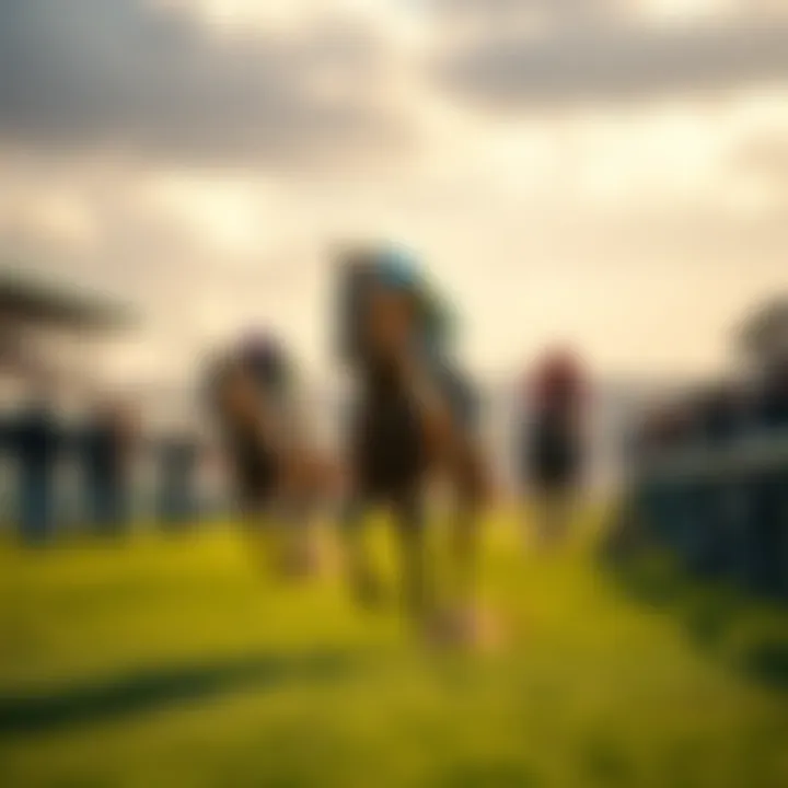 Constitution Hill racing at Southwell A racehorse named Constitution Hill running on the flat track at Southwell racecourse, with spectators watching nearby.