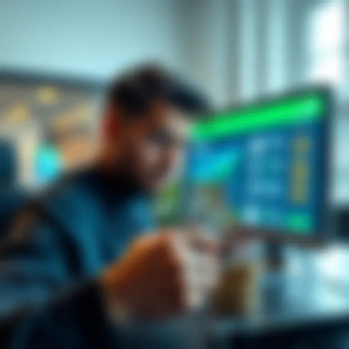 Converting Bonus Funds to Cash A person counting cash while looking at a computer screen displaying bonus funds information