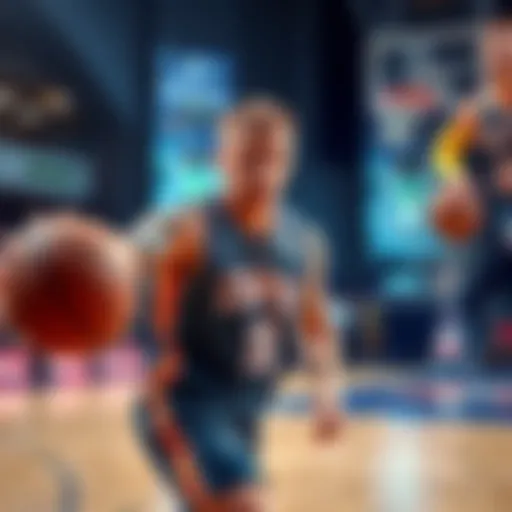 Cooper Flagg playing basketball, looking focused during a game