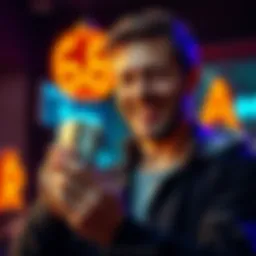 A person counting cash with a confident smile, reflecting a successful investment experience