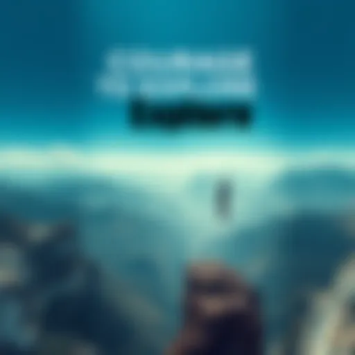 A person standing at the edge of a cliff looking out over a vast valley, symbolizing the leap into the unknown.