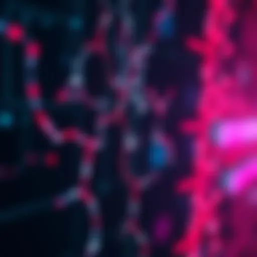 A visual representation of cracks forming in a digital system, symbolizing turmoil and disruption