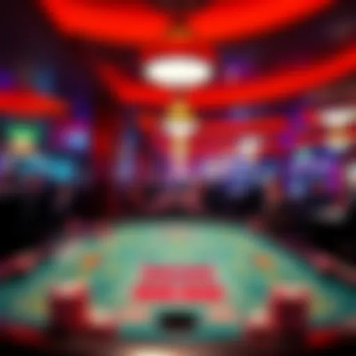 A craps table filled with players and colorful chips at Harrahs Cherokee casino