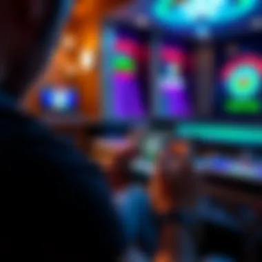 A person playing a craps game on an Android phone, enjoying the game at home
