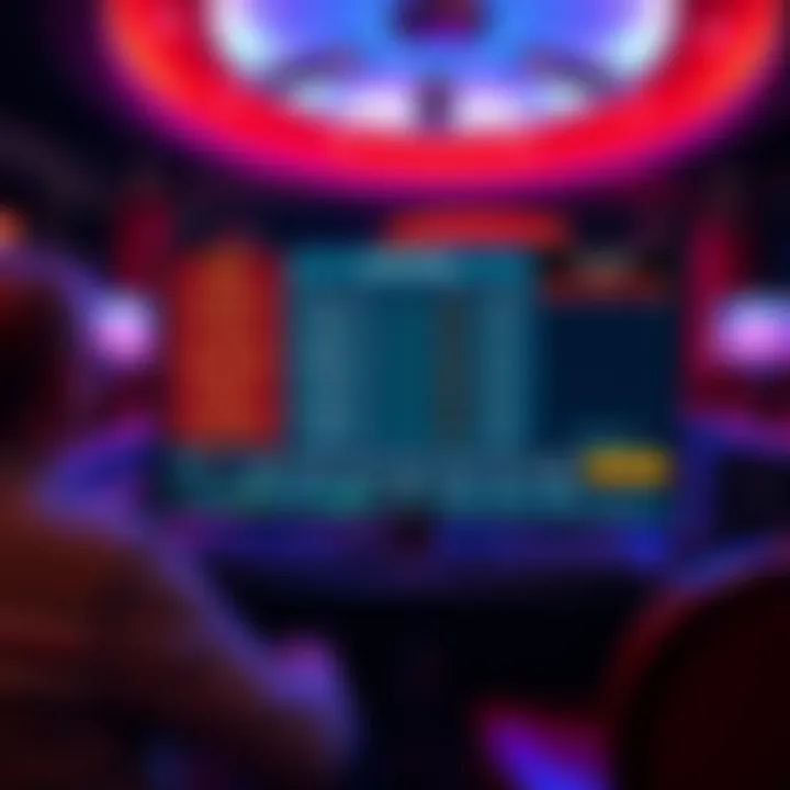 Craps Game Simulator A browser-based craps simulator interface displaying various betting strategies and options for players to test.