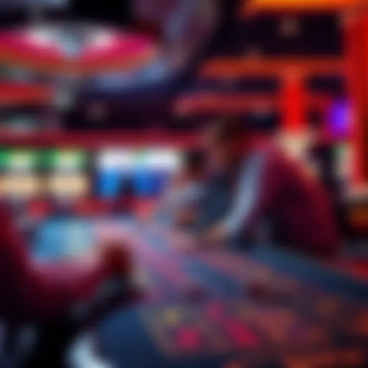 Craps table strategy A player at a craps table placing a Buy bet while other players watch