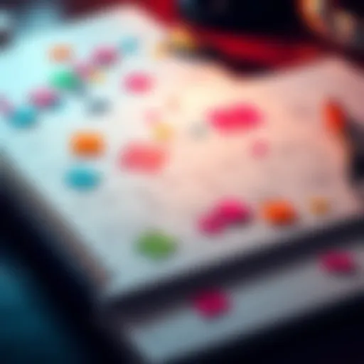 A colorful planner with notes and goals for VIP-Platinum members
