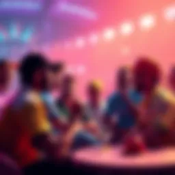 Group of cricket fans discussing IPL betting tips and insights