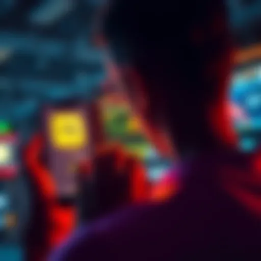 A person looking at a digital wallet screen displaying a $1 deposit and a loading icon indicating waiting for a bonus.