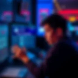 A frustrated person looking at a computer screen showing slow withdrawal notifications from a cryptocurrency casino.