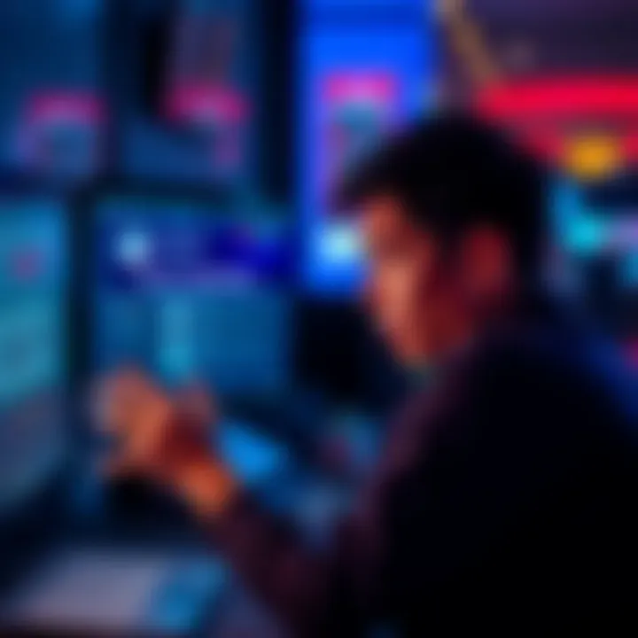 Crypto Casino Experience A frustrated person looking at a computer screen showing slow withdrawal notifications from a cryptocurrency casino.