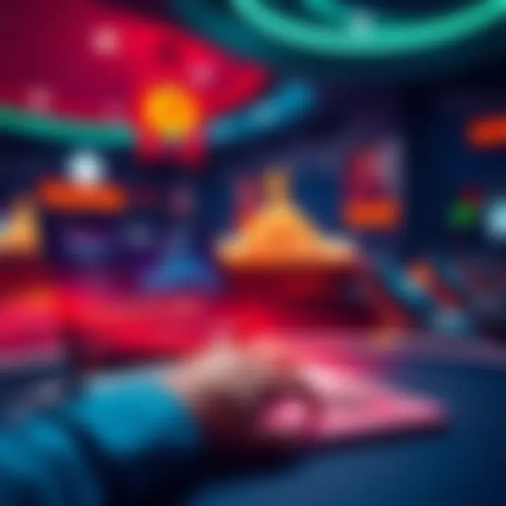 A person using a laptop to check fast payment transactions in a cryptocurrency casino