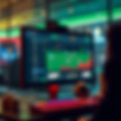 A computer screen displaying a crypto casino interface for sports betting without KYC