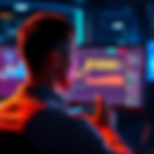 A person looking at a computer screen displaying a cryptocurrency exchange with bonus details, contemplating a $100 maximum bonus after a $20,000 deposit.