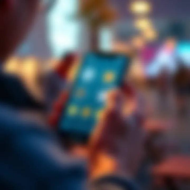 User-friendly cryptocurrency wallets A person using a smartphone to explore various cryptocurrency wallets like Moonpay and Phantom Wallet for easy deposits.