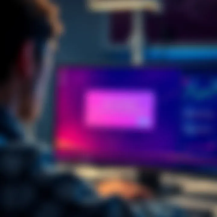 A person looking frustrated at a computer screen showing a cryptocurrency withdrawal error message