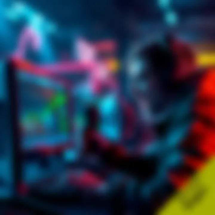 Tips for CS2 Betting A gamer focusing on a computer screen while placing bets on CS2 games with excitement.