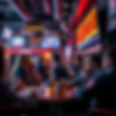 People sharing opinions on Cubs moneyline and player bets at a sports bar