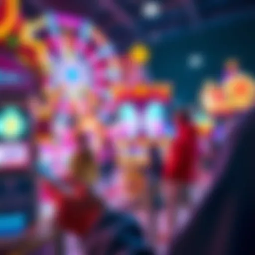 Currency Exchange Strategies A person comparing currency exchange rates on a mobile device while in a theme park.