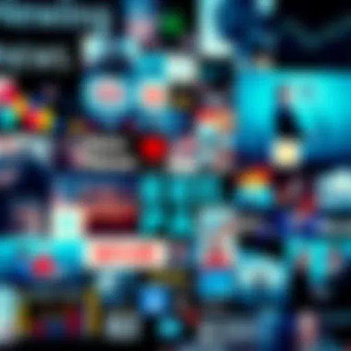 A collage of news headlines and images representing recent events