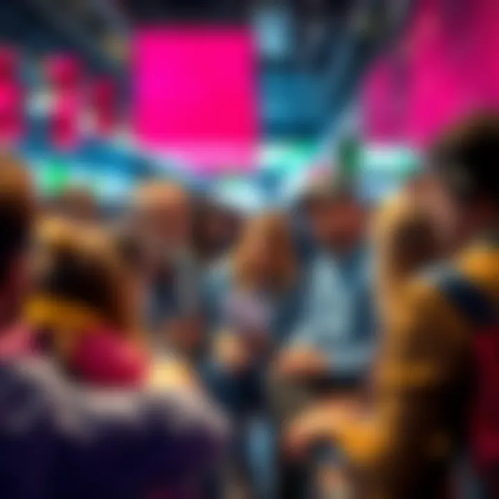 A diverse group of people discussing various topics related to daily life trends and changes