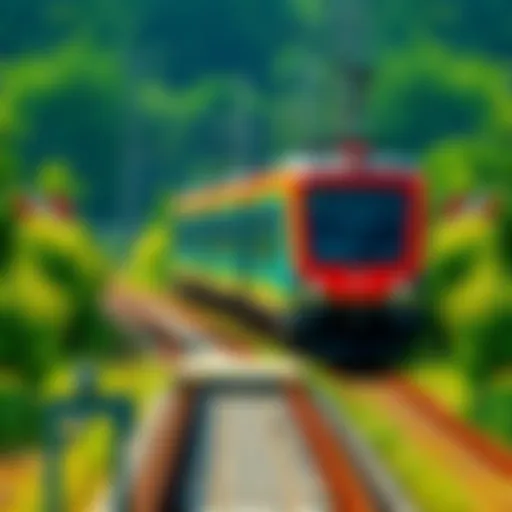 A Curry Line train stopped on the track with greenery in the background, representing the current challenges faced by the line.