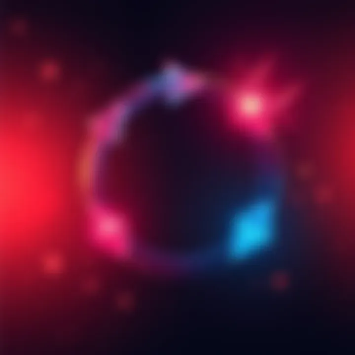 Illustration showing a loop representing the cycle of addiction with arrows indicating emotional states and past losses.