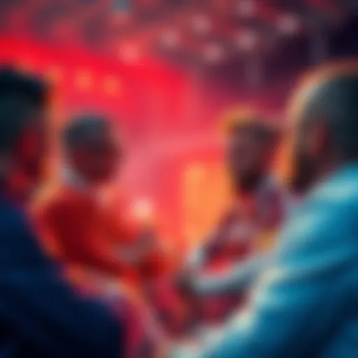 Fans sharing soccer betting tips and opinions for the weekend