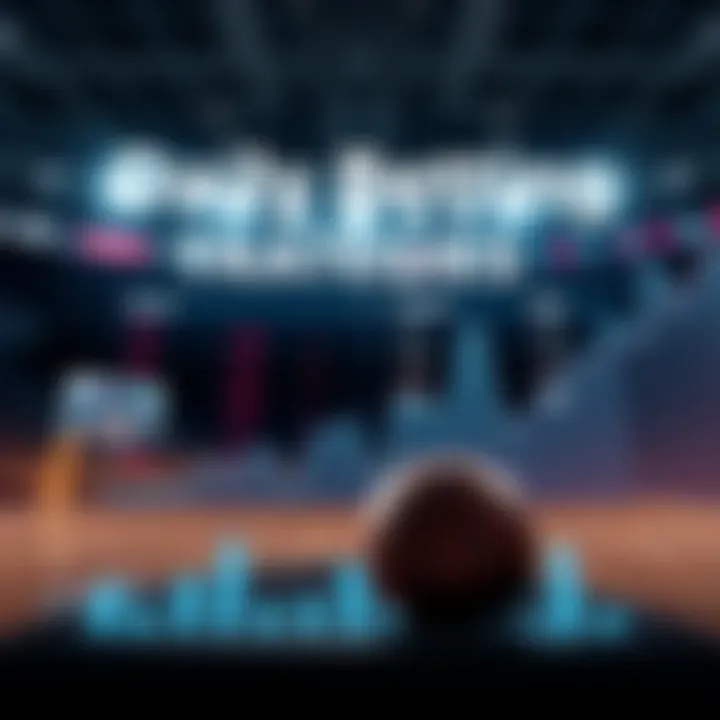 Daily Betting Strategies Graphic showing betting odds and player statistics for basketball betting