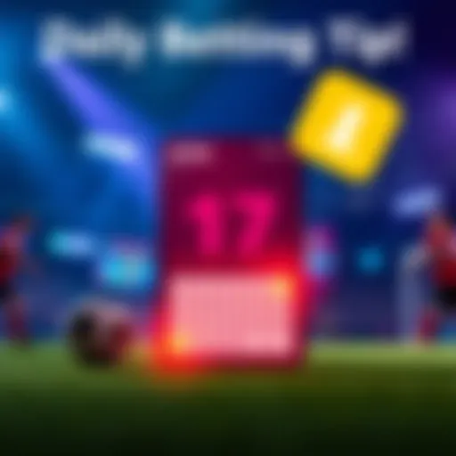 Graphic showing betting tips and rules with a calendar date highlighted