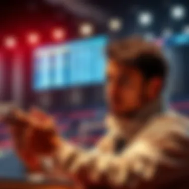 A person reviewing sports betting options with odds and strategies