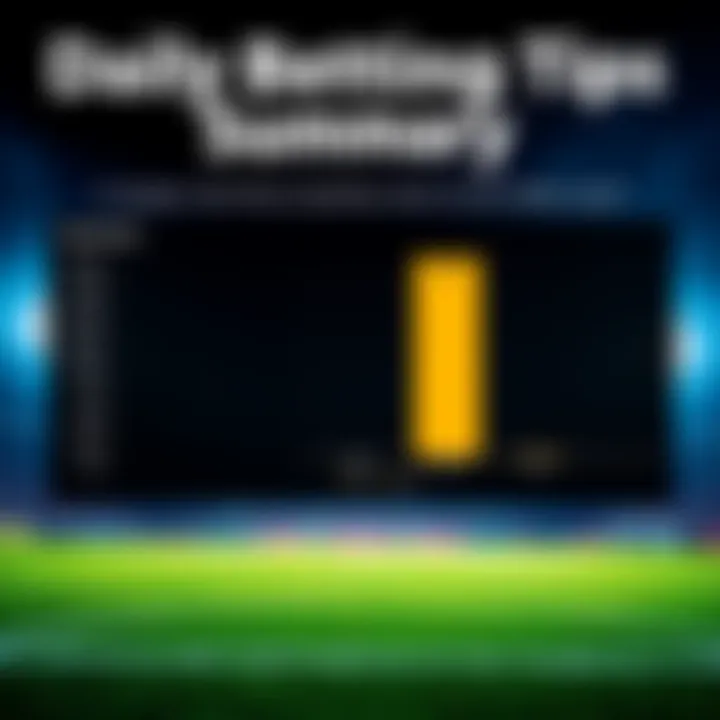 A summary graphic showing successful daily betting tips with a highlight on missed 6-person tips.