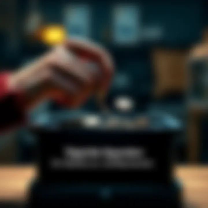 Hands placing coins in a donation box, symbolizing daily contributions to charity