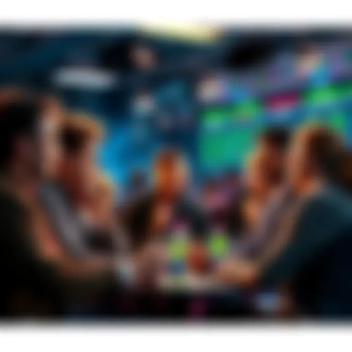 A group of people sharing sports betting tips and strategies in a lively forum discussion