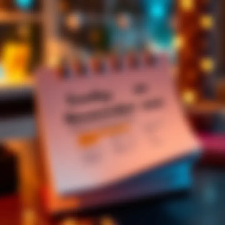 A calendar marked for Sunday, November 30, 2025, with highlighted tips and recommendations written on it.