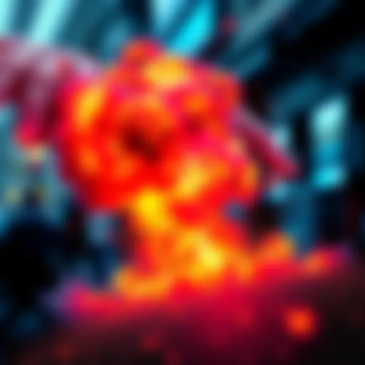 A bold graphic illustrating a controversial trend impacting society, with vibrant colors and explosive imagery representing change and challenge.