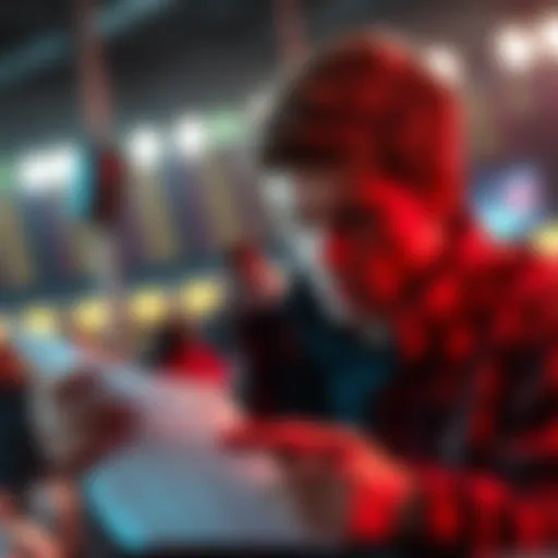 A person looking disappointed while analyzing a betting slip for a parlay challenge.