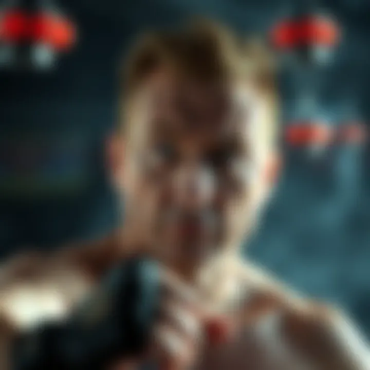 DDP appears anxious and tense, displaying closed body language before a duel with Chimaev, signaling concern about the upcoming fight.