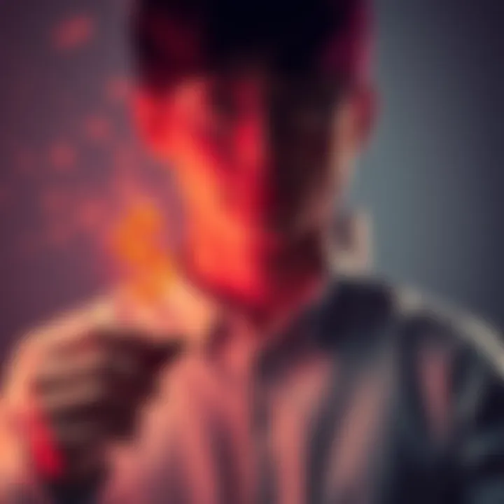 A person weighing options between cashing out or staying invested, with two paths represented visually.