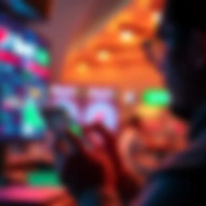 A person looking at betting options on a smartphone, contemplating whether to cash out or keep playing with three legs left in a bet.