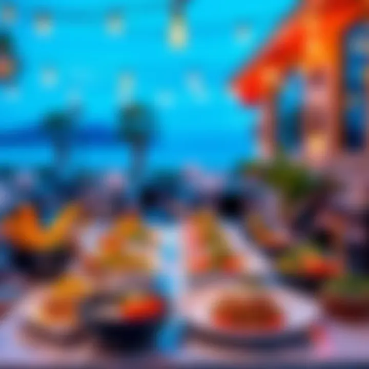 A vibrant spread of creative dishes showcasing the latest culinary trends in Del Mar.