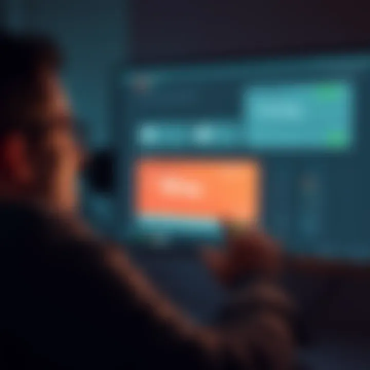 A frustrated person looking at a computer screen with pending payment notifications, highlighting a 10-day wait for a withdrawal on an online platform.