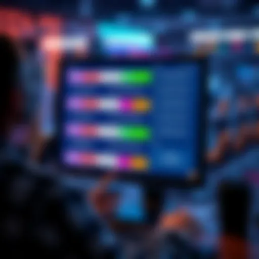 A person looking at a computer screen displaying various deposit codes for bonuses