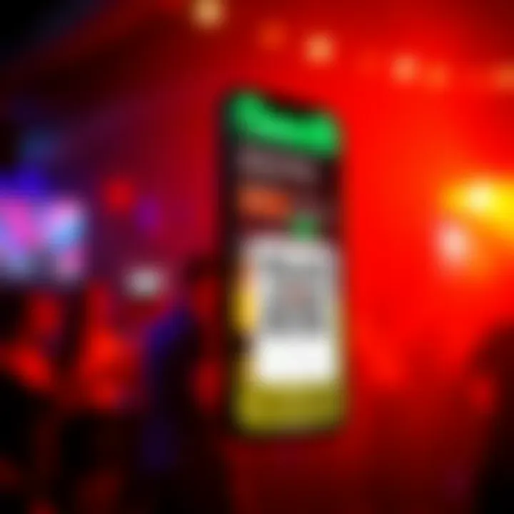 Concept image of a mobile web app interface for Derby party betting pools with a QR code