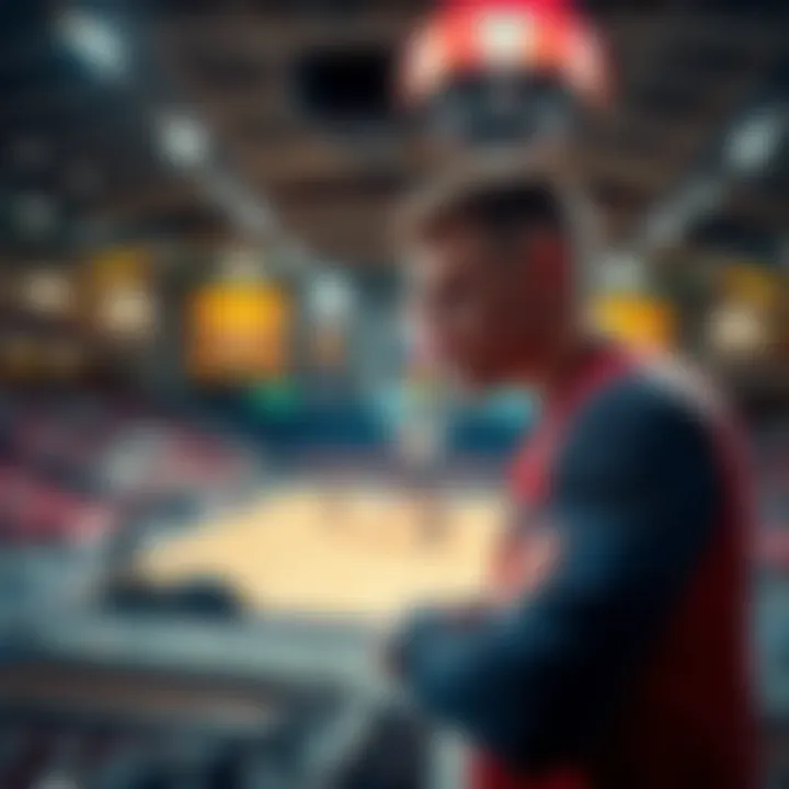 Derozen warming up on the court before a game, showcasing his determination and skill.