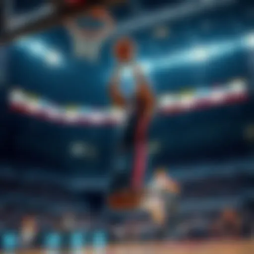 Desmond Bane takes a jump shot during a basketball game, contributing to his team's victory with 21.5 points.