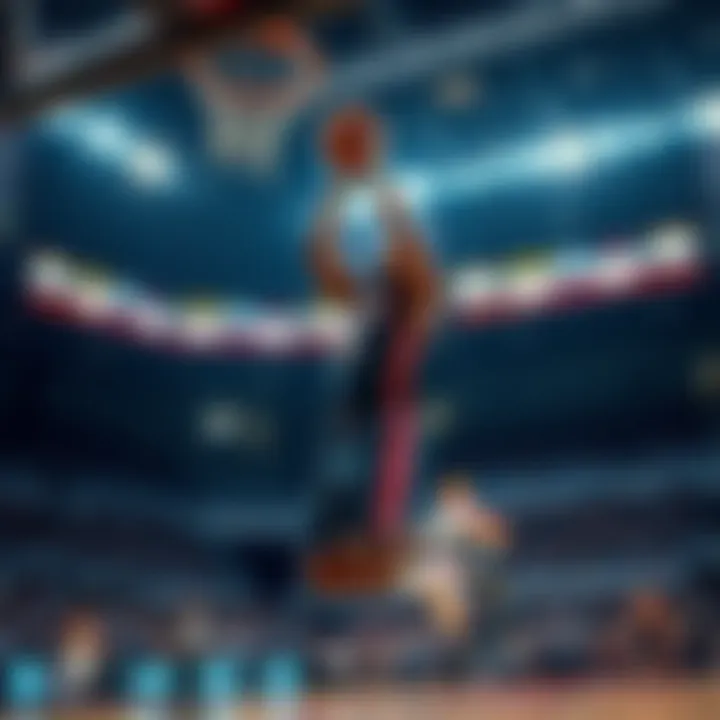 Desmond Bane takes a jump shot during a basketball game, contributing to his team's victory with 21.5 points.