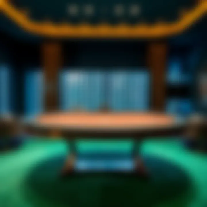 A luxurious custom poker table designed for Devin Booker, showcasing elegant details and high-end materials.