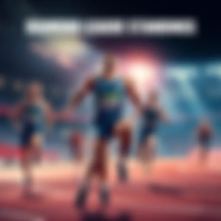 A graphic showing current standings of teams in the Diamond League, highlighting top performers and trends in their placements.