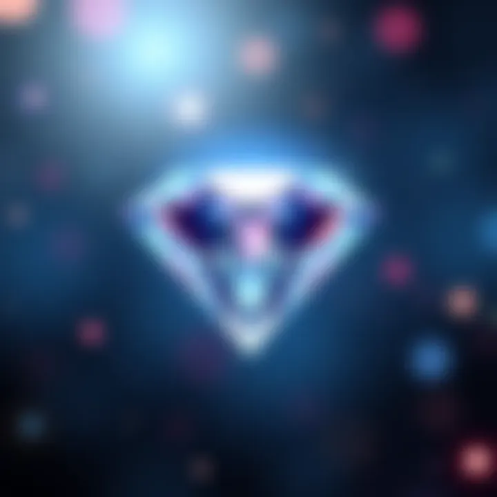 Diamond Level Bonus A shimmering diamond with a glowing light, symbolizing achievement and rewards for reaching Diamond Level.